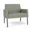 Lesro Mystic Lounge Reception Bariatric Chair, Charcoal, OH Eucalyptus Upholstery ML1401 - alternate 1